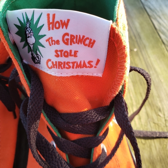 Converse Dr Seuss How Grinch stole Christmas sneakers - Picture 4 of 9